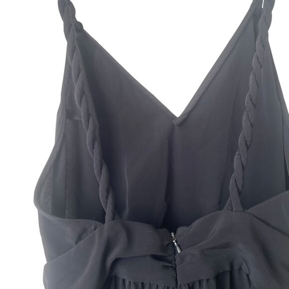 Rory Beca Twisted Strap Romper in Black Size Small - Picture 4 of 6